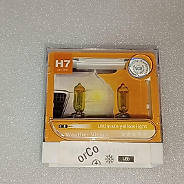 FAR AMPULU TAKIMI 12V H7 55W SARI IŞIK ( LİMON SARISI H7 )