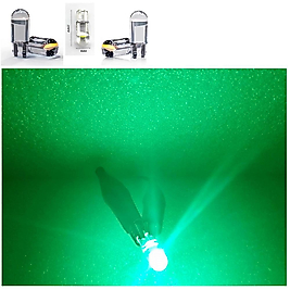( 5 X ADET ) 1 SET LED T10 DİPSİZ AMPUL 12V DIAMMONNDD PINE GREEN (5W DİPSİZ AMPUL ELMAS CAM YEŞİL)