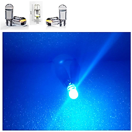 ( 5 X ADET ) 1 SET LED T10 DİPSİZ AMPUL 12V DIAMMONNDD PINE ICE BLUE (5W DİPSİZ AMPUL ELMAS CAM BUZ MAVİ)