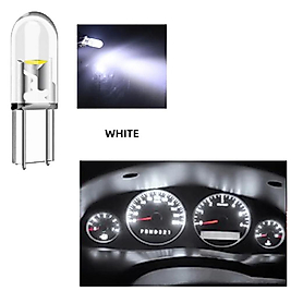 ( 4 X ADET ) 1 SET T5 1.2W LED MİNİ DİPSİZ AMPUL BEYAZ 12V (1.2W MİNİ DİPSİZ AMPUL LED KRİSTAL CAM BEYAZ)
