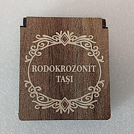 ( 2 PARÇA ) 1 SET 6000 SERİ DOĞALTAŞ KOLYE & BİLEKLİK SETİ RODOKROZONİT TAŞI HEDİYE KUTULU