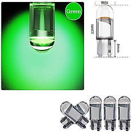 ( 5 X ADET ) 1 SET LED T10 DİPSİZ AMPUL 12V DIAMMONNDD PINE GREEN (5W DİPSİZ AMPUL ELMAS CAM YEŞİL)