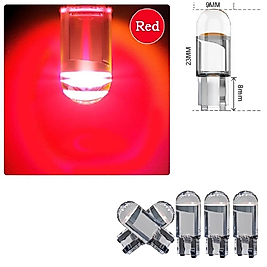 ( 5 X ADET ) 1 SET LED T10 DİPSİZ AMPUL 12V DIAMMONNDD PINE RED (5W DİPSİZ AMPUL ELMAS CAM KIRMIZI)