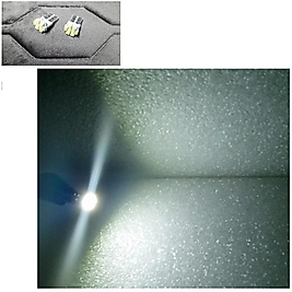 ( 2 X ADET ) 1 TAKIM CANBUS 8 KARE LED T10 DİPSİZ AMPUL BEYAZ (DİPSİZ LED T10 WHITE)