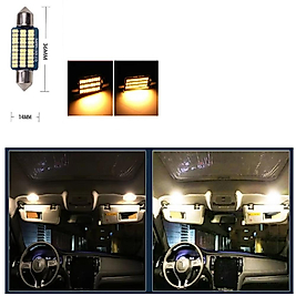 SOFİT AMPUL 12V 30 LED SICAK BEYAZ ( WARM WHITE 36MM LED SOFİT AMPUL )