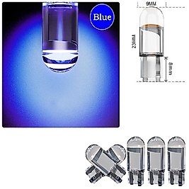 ( 5 X ADET ) 1 SET LED T10 DİPSİZ AMPUL 12V DIAMMONNDD PINE BLUE (5W DİPSİZ AMPUL ELMAS CAM MAVİ)