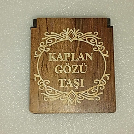 ( 2 PARÇA ) 1 SET 6020 SERİ DOĞALTAŞ KOLYE & BİLEKLİK SETİ KAPLAN GÖZÜ TAŞI HEDİYE KUTULU