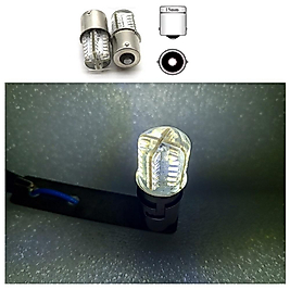 ( 2 X ADET ) 1 TAKIM 24V 93 21W LED SİNYAL AMPUL SİLİKON BEYAZ ( 24V 93 SİLİKON LED BEYAZ )